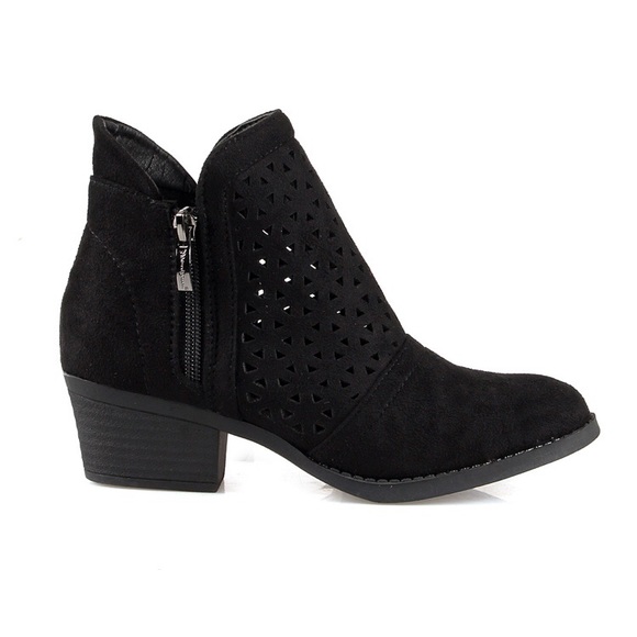 Black Ankle Booties - Picture 2 of 3